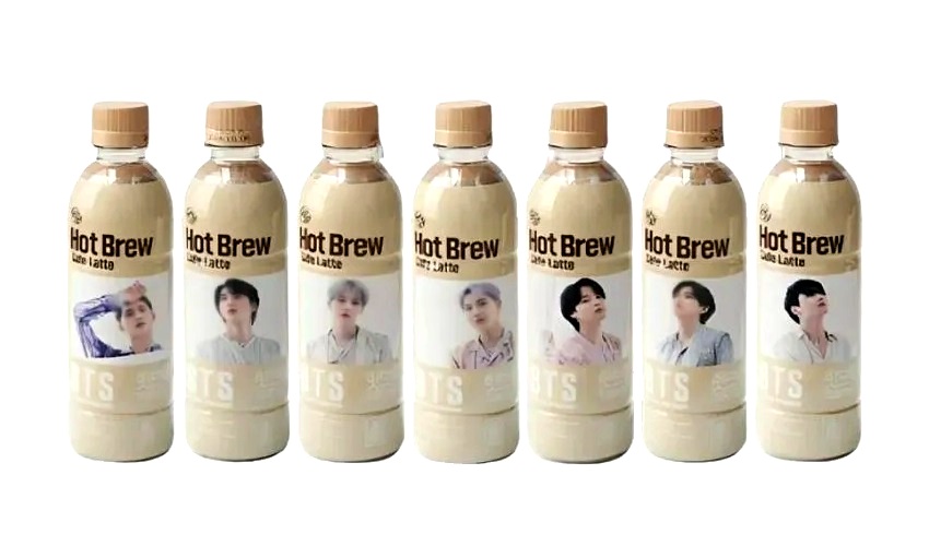 Bevanda Hot Brew Cafe Latte BTS Special Edition - HY 350ml. - immagine 2